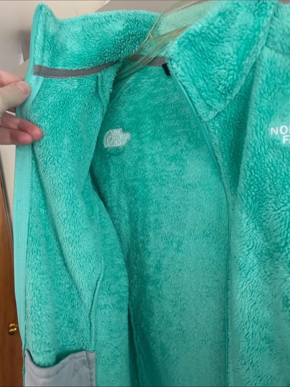 The North Face Girls' Fuzzy Full‑Zip Jacket